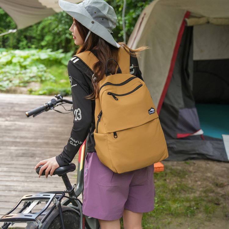 Nylon Backpack with Zipper Closure Summer 2026 Medium