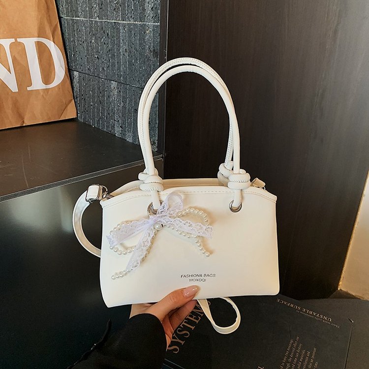 Women's One-Shoulder Tote Bag with Zip Clasp Closure - Fall 2026 - Image 2
